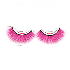 Colorful eyelashes