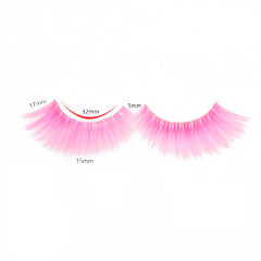 Colorful eyelashes