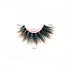 Colorful eyelashes