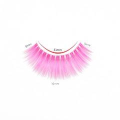 Colorful eyelashes