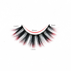Colorful eyelashes