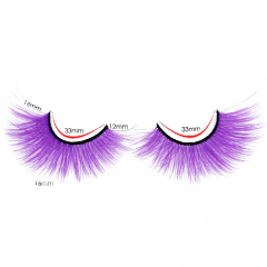 Colorful eyelashes