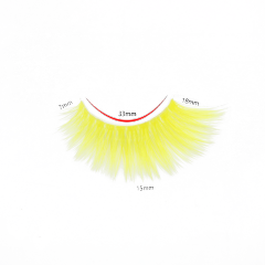 Colorful eyelashes