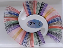 Colorful eyelashes