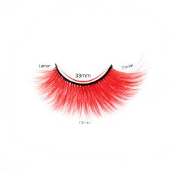 Colorful eyelashes