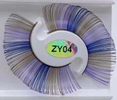 Colorful eyelashes