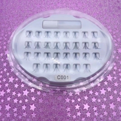 DIY Eyelash Extention Ribbons Segmented Individual Cluster Eyelash(Segmented eyelashes)