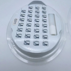 DIY Eyelash Extention Ribbons Segmented Individual Cluster Eyelash(Segmented eyelashes)