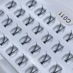 DIY Eyelash Extention Ribbons Segmented Individual Cluster Eyelash(Segmented eyelashes)