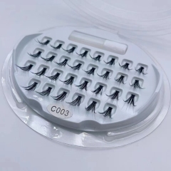 DIY Eyelash Extention Ribbons Segmented Individual Cluster Eyelash(Segmented eyelashes)