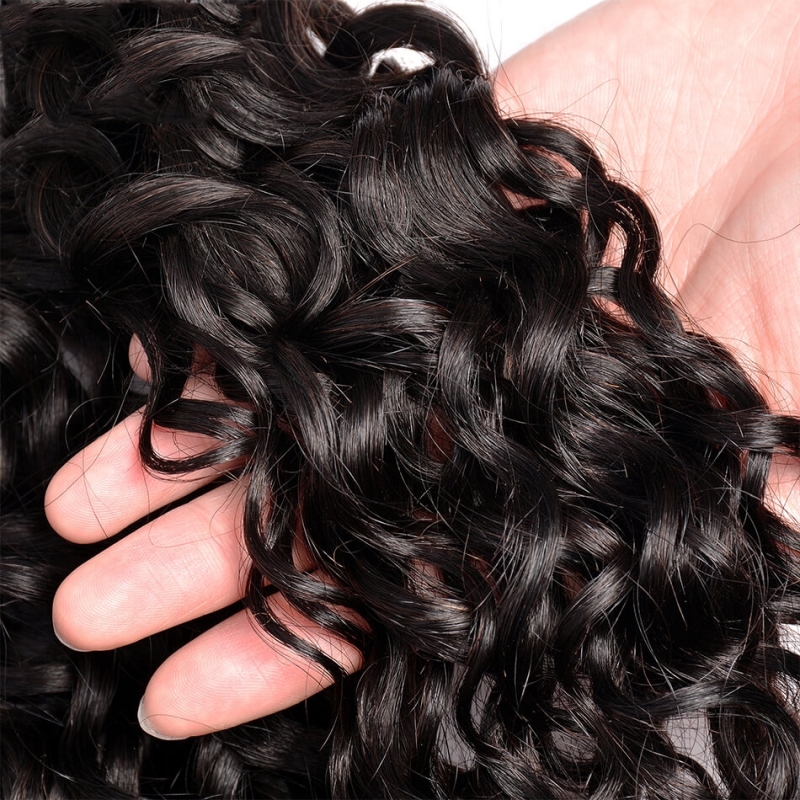 Brazilian Virgin Human Hair 1 Pcs Water Wave Brazilian Hair Weave Bundles 8A  Beauty Hair Products Human Hair Extensions