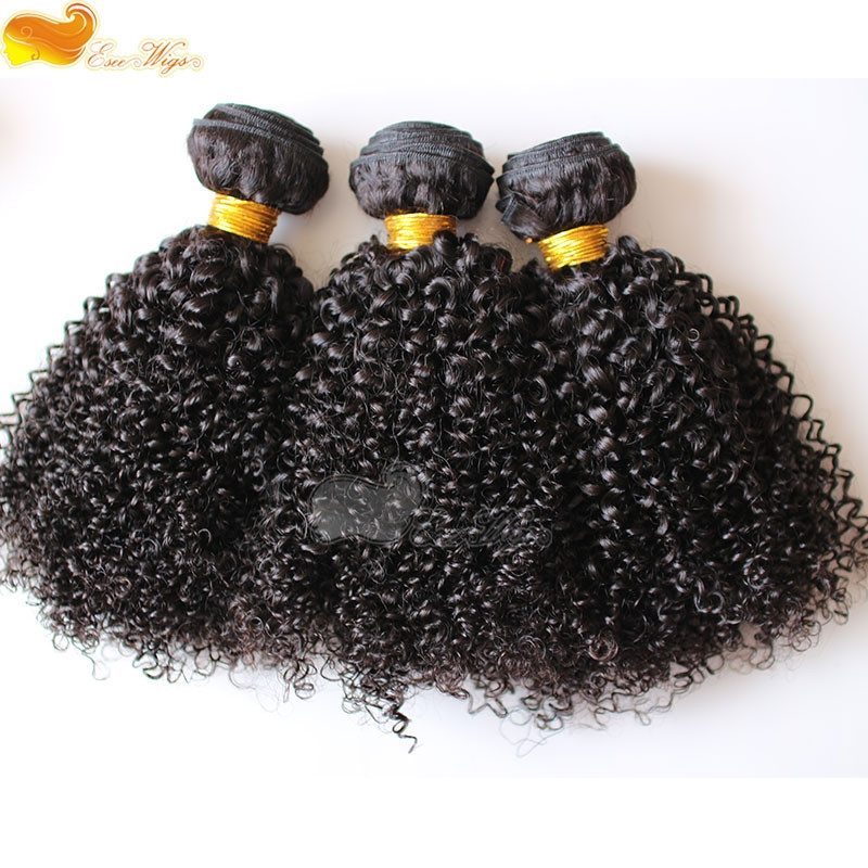 4pcs Hair Bundles 100% Brazilian Virgin Unprocessed Hair Weft 100g/pc