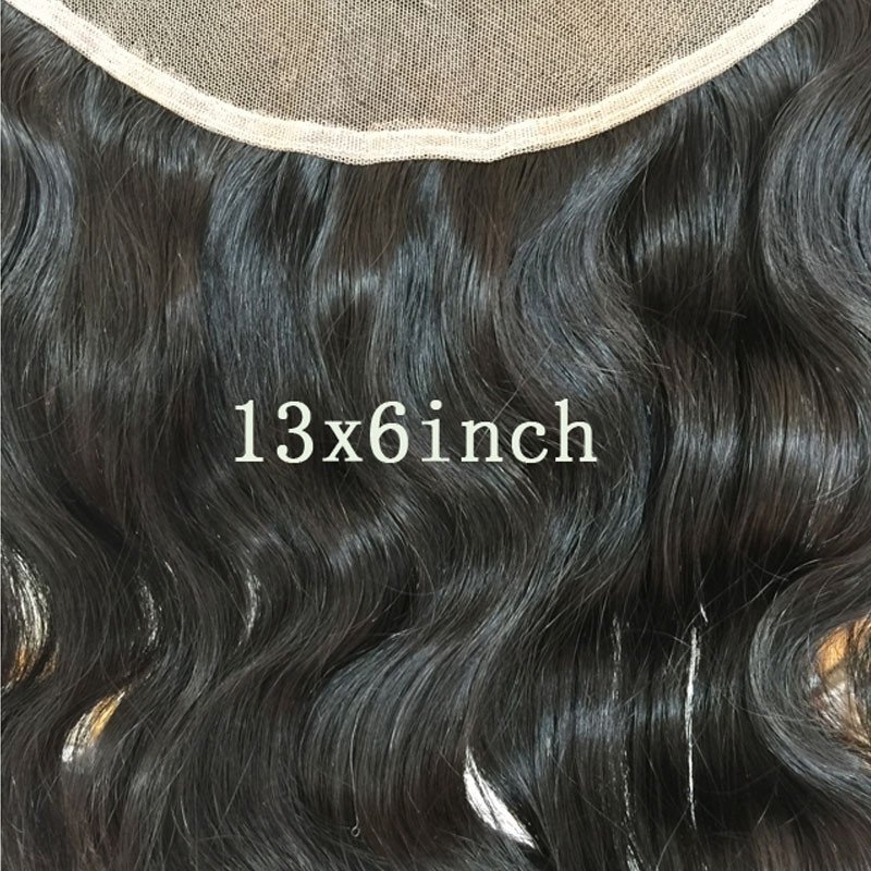 8A 13X6 Lace Frontal Closure Ear To EarLace Frontal Body Wave with Baby Hair Peruvian Unprocessed Virgin Human hair in stock