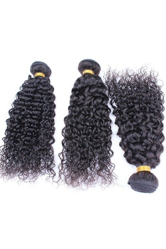 Natural Color Brazilian Curl Brazilian Remy Human Hair Weave 3pcs Bundles