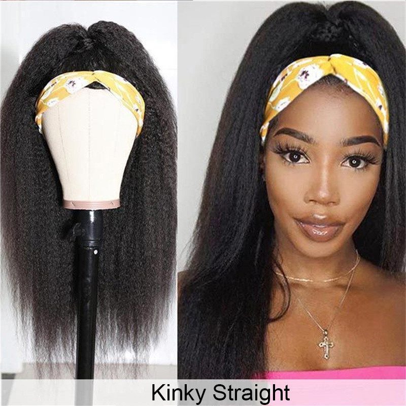 Pay 1 Get 2! Human Hair Headband Wigs Body Wave & Water Wave Wig With Various Kinds Of Hairstyles 150% 180% Density In Stock