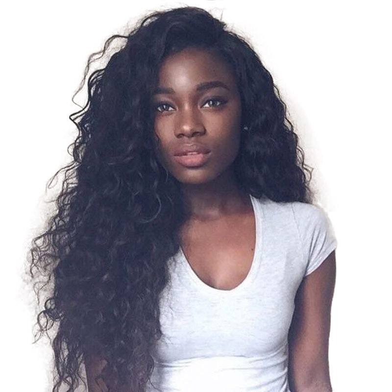 360 Circular Lace Wigs Deep Wave Full Lace Wigs 180% Density Brazilian Virgin Hair 100% Human Hair Wigs Natural Hair Line Wigs