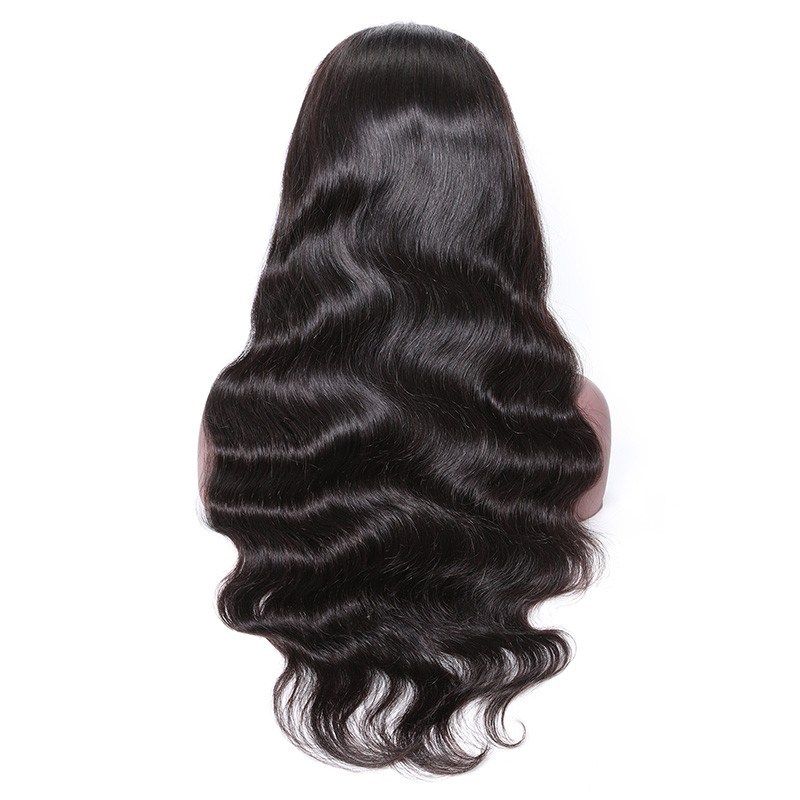 Long Body Wave Lace Front Human Hair Wigs With Baby Hair 180% Density Wigs