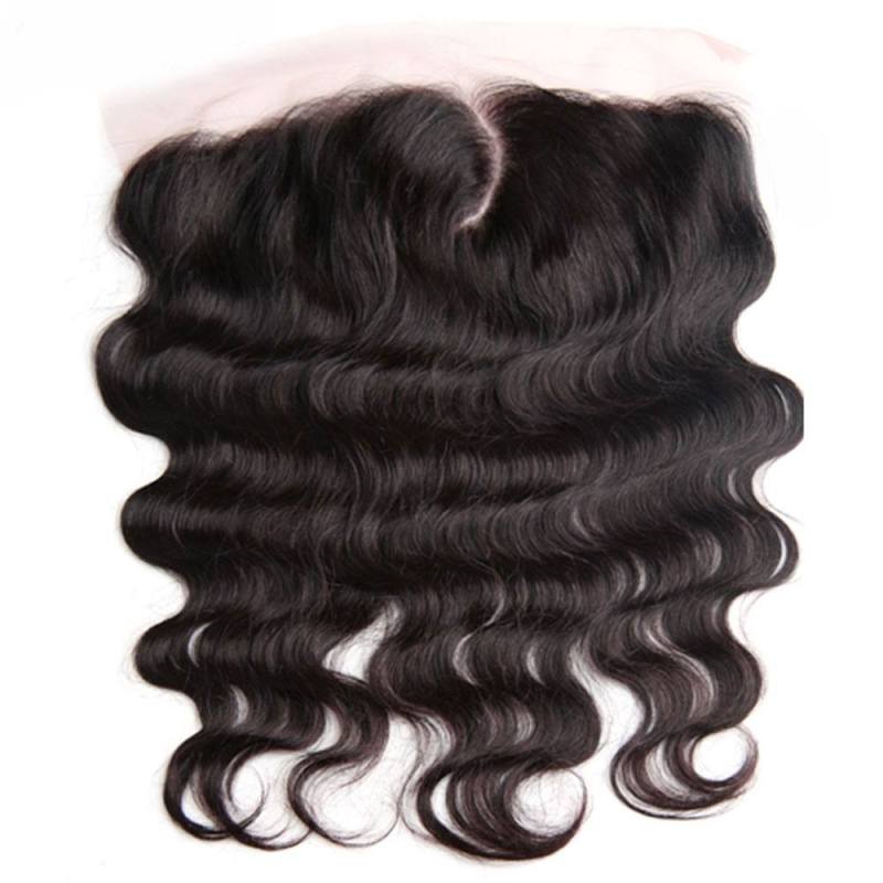 New Pre Parted C Part Lace Frontal Body wave 13x4 Ear to Ear Lace Frontal closure with baby hair