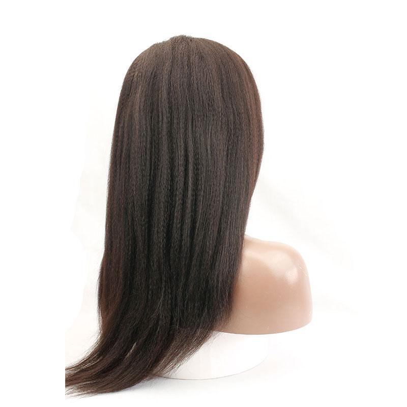 Italian Yaki U Part Wig Human Hair Wigs Brazilian Remy Hair Full and Thick for Black Women Pre Plucked 1"x4" Opening