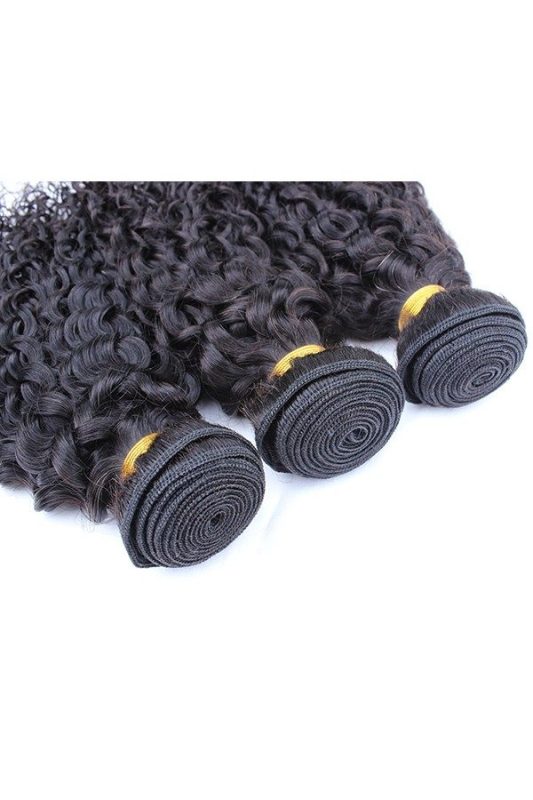 Natural Color Brazilian Curl Brazilian Remy Human Hair Weave 3pcs Bundles