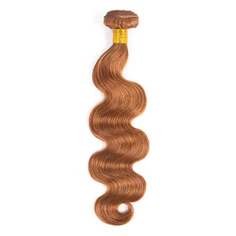 30 Hair Color Weave Medium Brown Brazilian Remy Hair Body Wave Hair Weave 3 Buddles