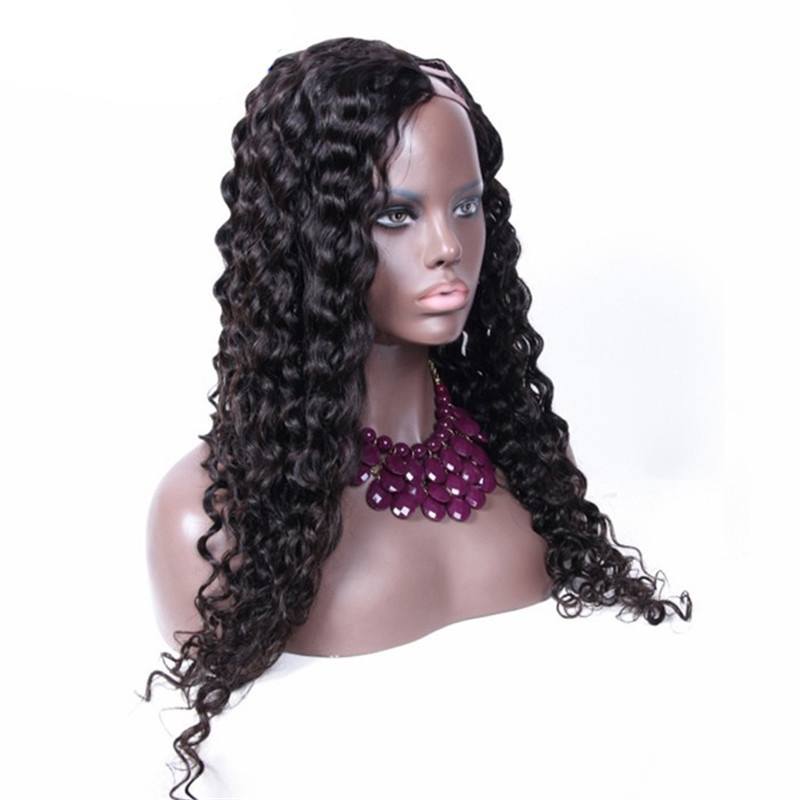 U Part Wigs For Sale Loose Wavy Brazilian Virgin Human Hair 8-24 in stock