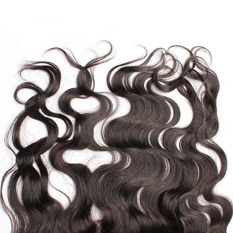 Brazilian Body Wave Human Hair 13x4 Lace Frontal Closure with Baby Hair