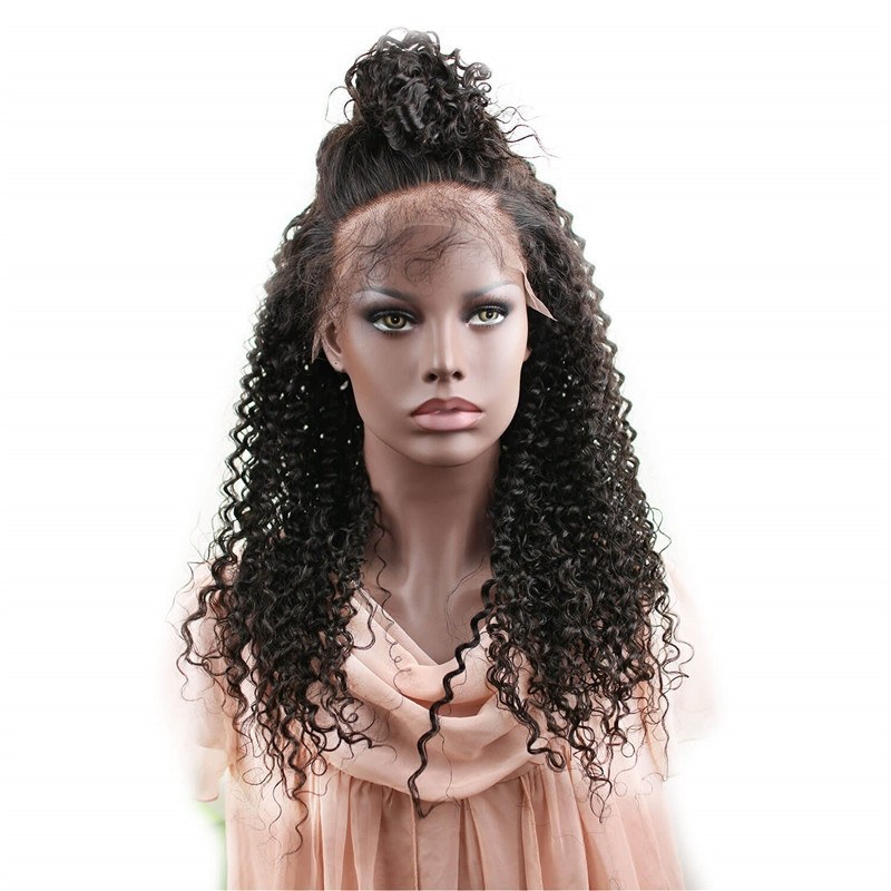 Eseewigs Kinky Curly Glueless Human Hair Wigs Brazilian Hair Lace Front Wigs For Black Women