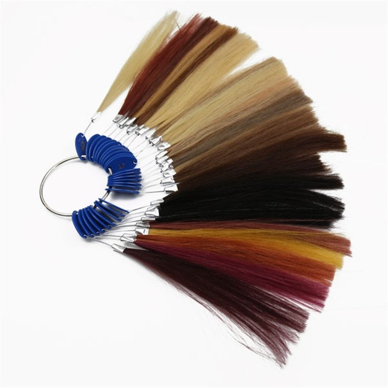 100 human hair color ring color chart for human hair extensions and salon