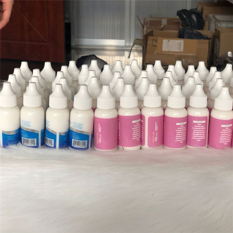 Wig Glue Ship Waterproof Lace Wig Glue And Label On Wig Glue Remover And Label On Hair Wax Stick Customized Label 10pcs/lot