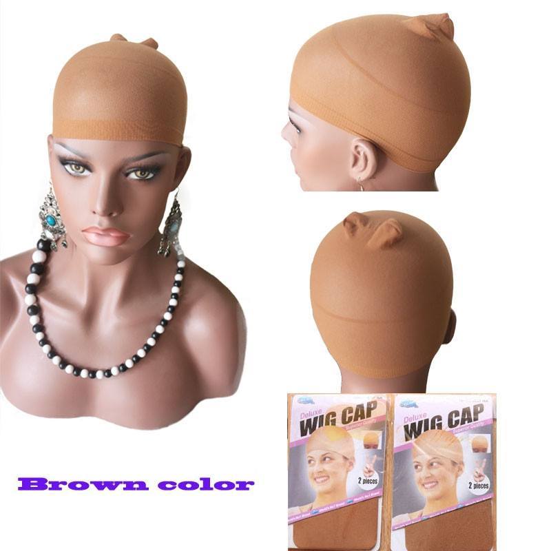 12bags (24pcs) Deluxe wig cap hairnets FOR WIG WEARERS Superior quality, brown , Beige, Black color in stock .