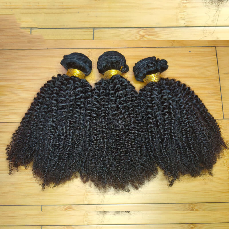 Selling Mongolian Virgin Afro Kinky Human Hair Weave Bundles, 100% Mongolian 4b4c Afro Kinky Hair Extensions