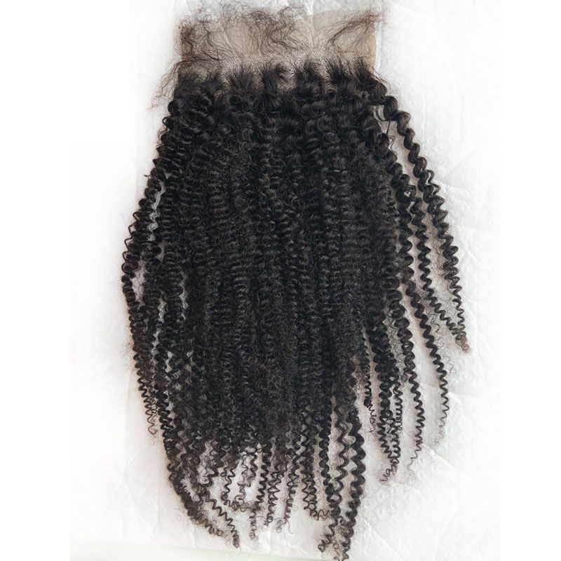 Sale Best Quality Human Hair Weave Bundles 8"-40" 100% Raw Unprocessed Virgin Mongolian Kinky Curly Hair With Closure