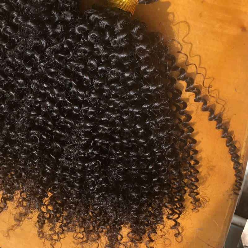 Sale Best Quality 12A Virgin Unprocessed Human 3C4A Kinky Curly Hair Natural Color No Tangle No Shedding 8"-40"