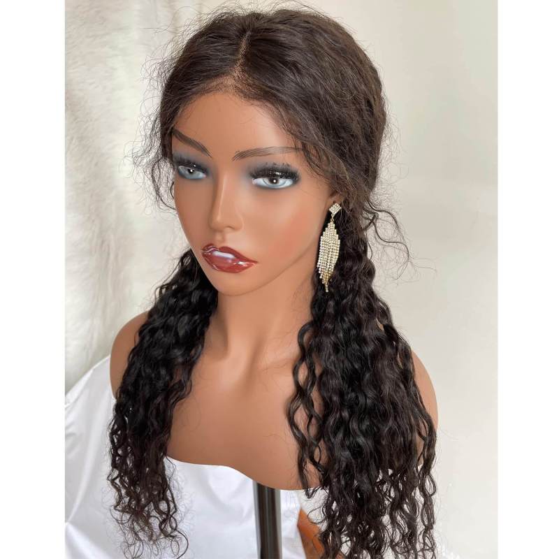 Realistic Female PVC Mannequin Head With Face and Shoulders Display Manikin Head Bust for Wigs,Makeup,Hats,Sunglasses Beauty Accessories