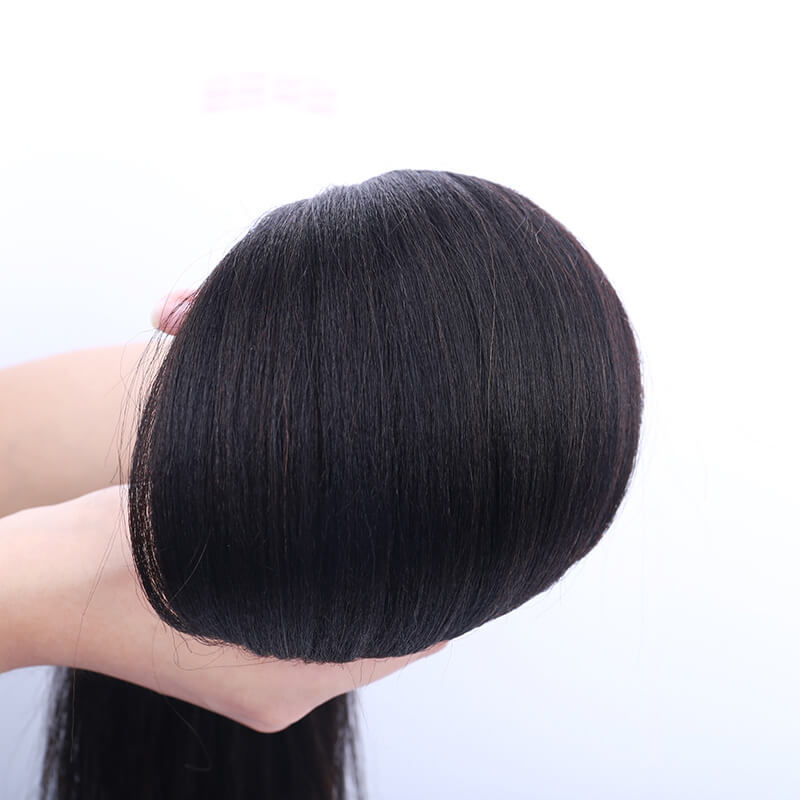 Light Yaki Straight Kinky Coarse Microlinks Hair Bulk Extenstions 1&2&3 Bundles I Tip Human Hair Microlinks Salon 3S Bulk Hair