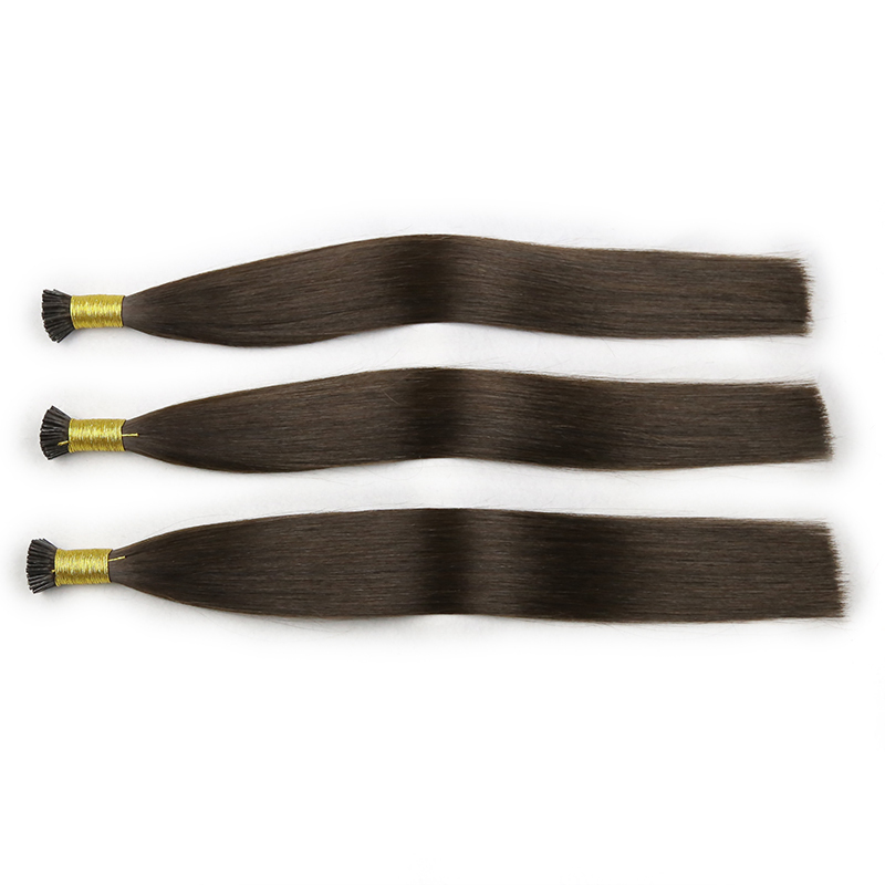 2#Color 15A I-tip Hiair Extrnsion Luxury Hair Brazilian Bone Straight Virgin Human Hair Extension
