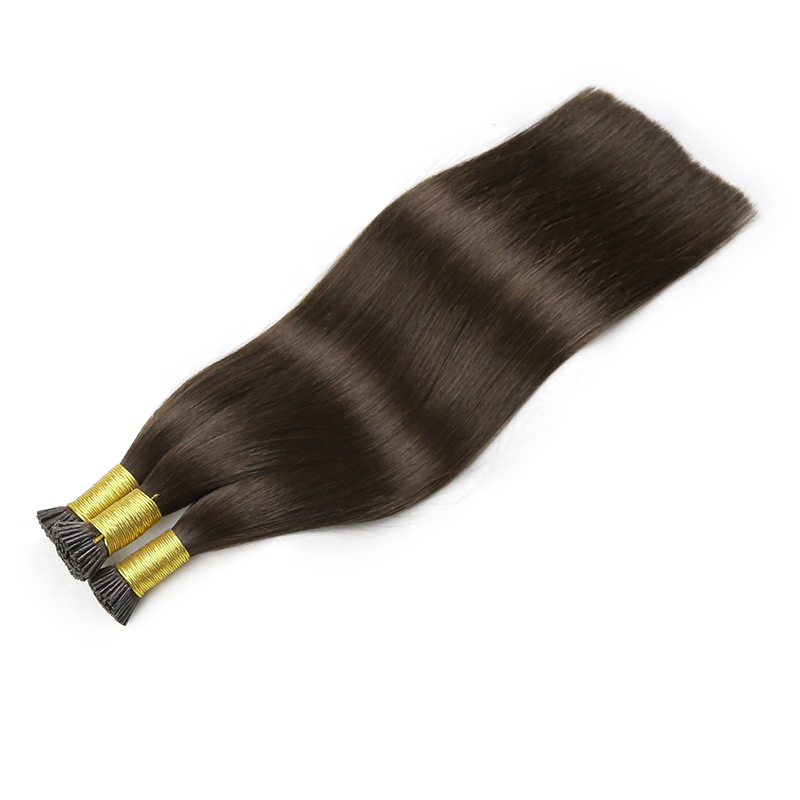 2#Color 15A I-tip Hiair Extrnsion Luxury Hair Brazilian Bone Straight Virgin Human Hair Extension