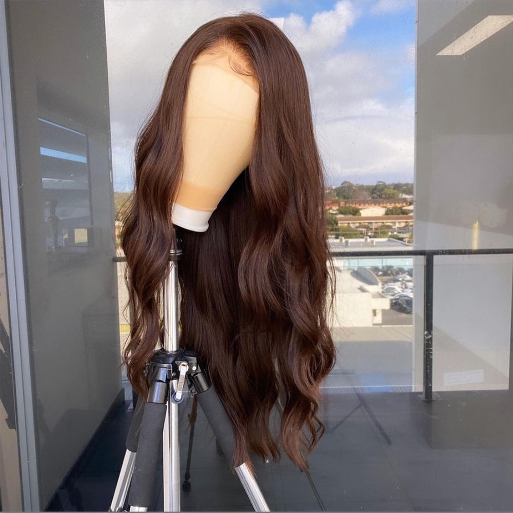4# Pre-Made Fake Scalp Glueless Full Lace Wigs Human Hair With Pre Plucked Baby Hair Straight