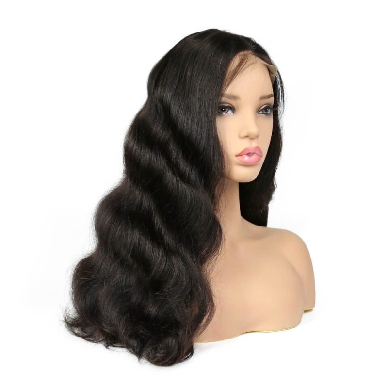 300% Density Wigs Body Wave Pre-Plucked Human Hair Wigs Glueless  Wigs Natural Hair Line