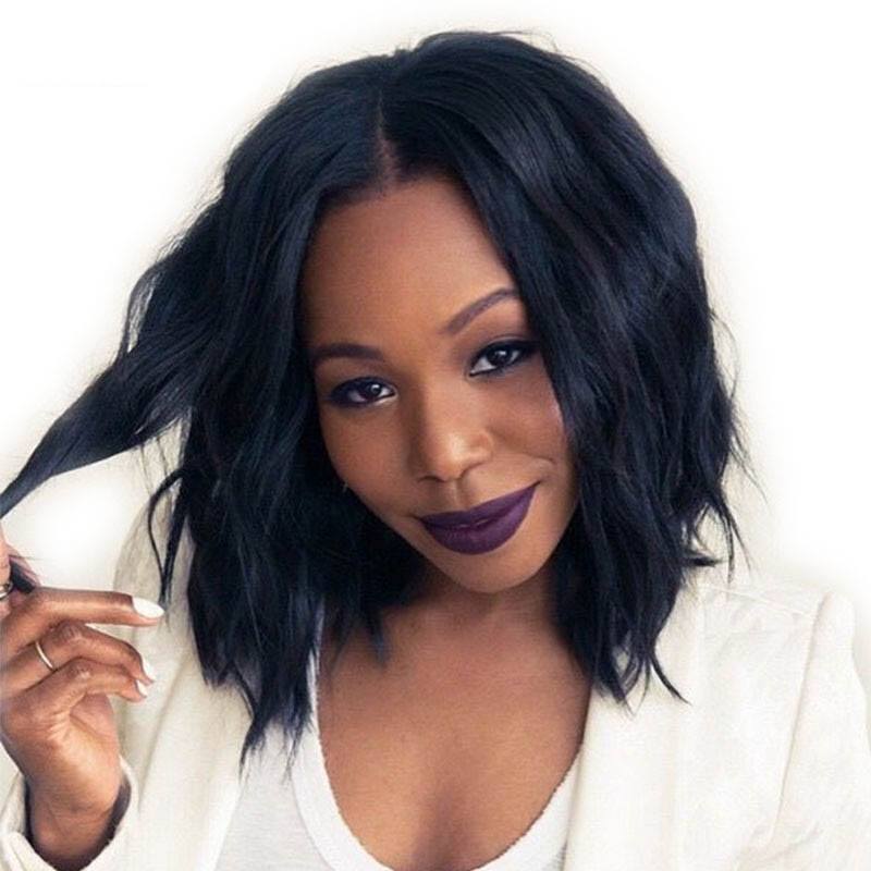 Lace Front Wigs Short Bob Natural Wave Virgin Hair Wig Glueless lace Front Human Hair Wigs For Black Women Brazilian Human Hair