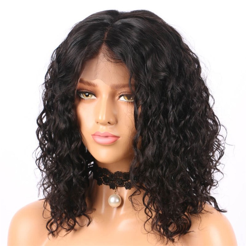 300% High Density Human Wigs with Baby Hair for Black Women Natural Hair Line