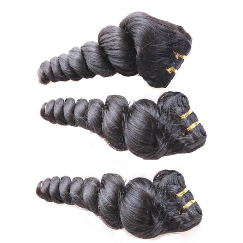 7A Brazilian Hair With Frontal Closure 3 Bundles With Frontal 13X4 Ear To Ear Lace Frontal Closure With Bundles Loose Wave