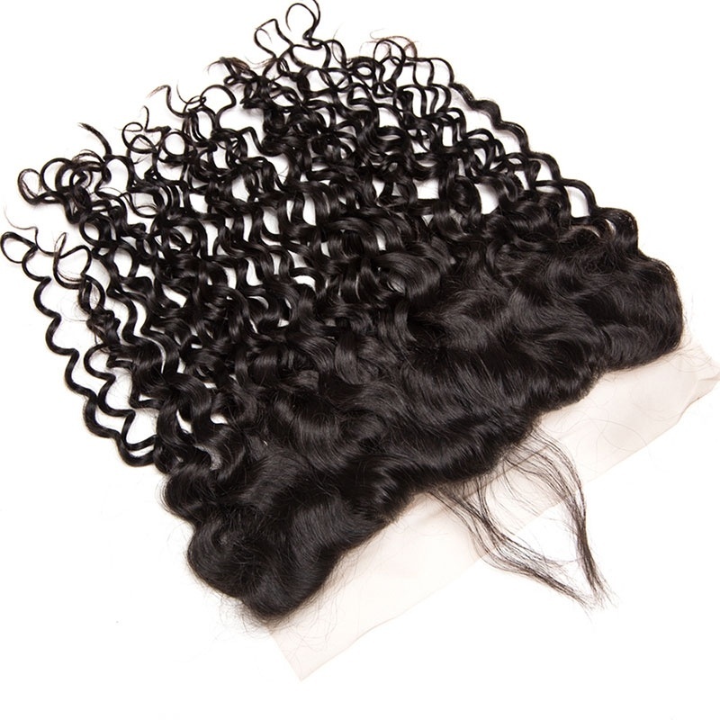 Affordable Brazilian Hair Water Wavy Weave Bundles With Lace Frontal