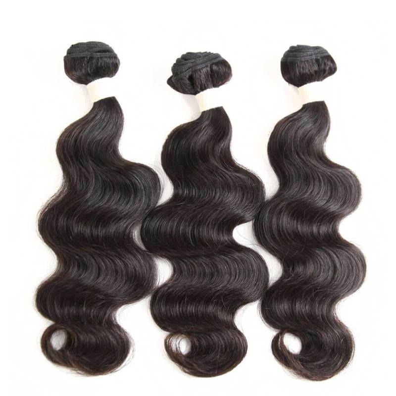 Body Wave 3 Bundles With Frontal 13x4 Ear To Ear Lace Frontal Closure With Bundles non Remy Human Hair Wonder girl