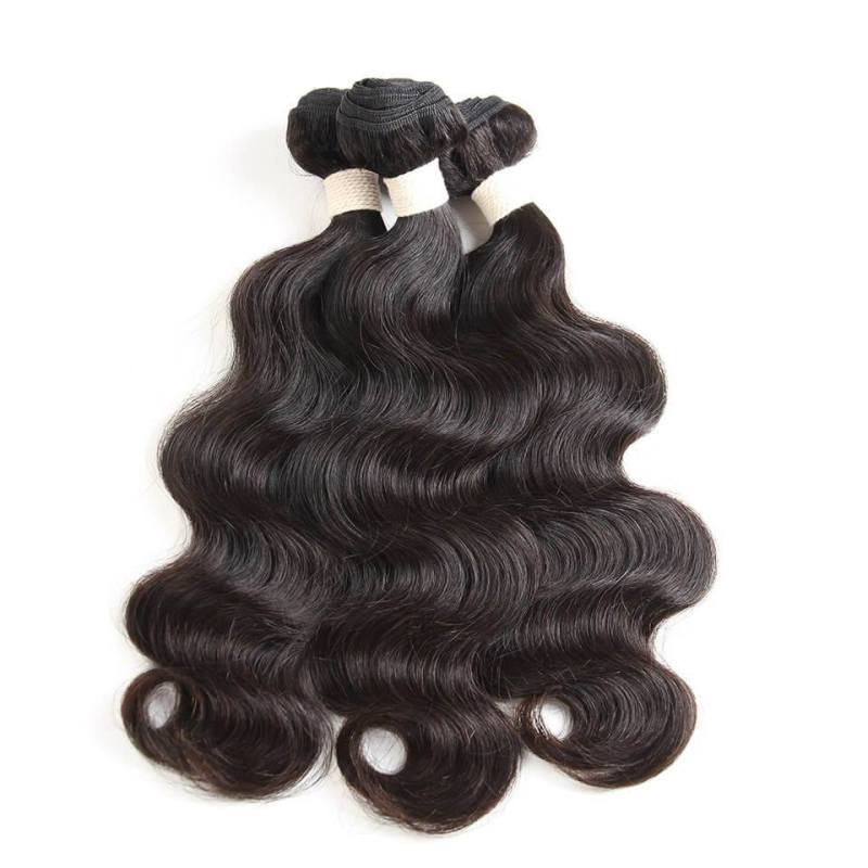 Body Wave 3 Bundles With Frontal 13x4 Ear To Ear Lace Frontal Closure With Bundles non Remy Human Hair Wonder girl