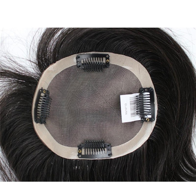 100% Human Hair Swiss Lace Natural Black Mens Toupee Hair Replacement Human Hair Hairpieces for Men 1b