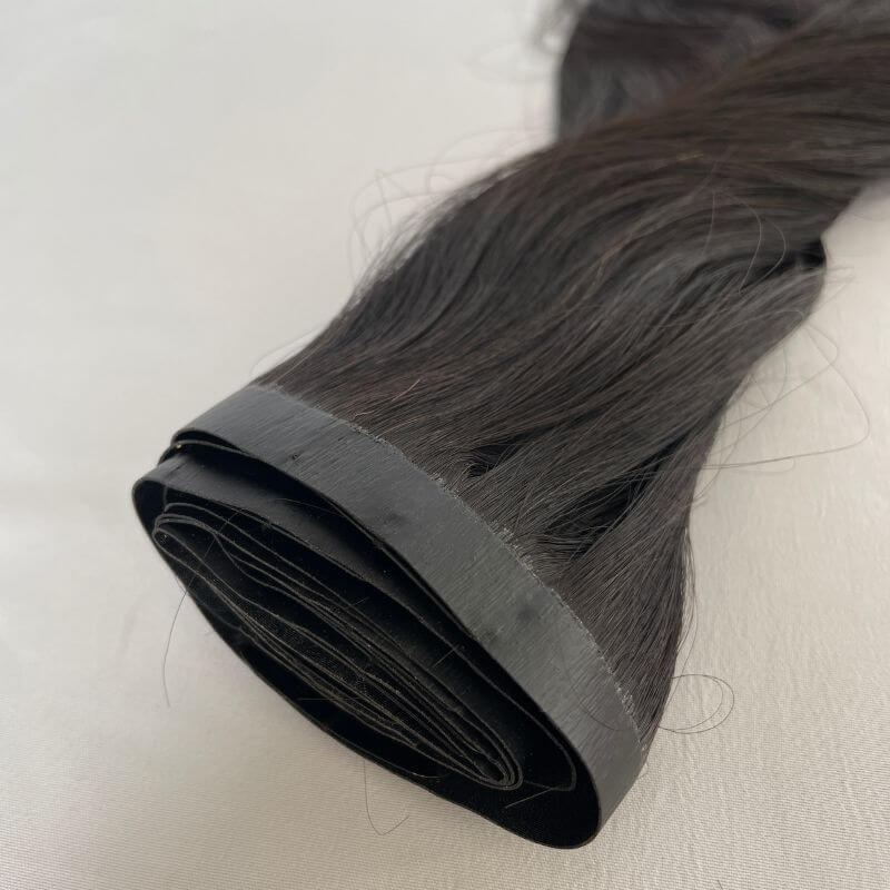 Eseewigs 12A Tape Clips Extension Straight Hair Extensions Virgin Hair Clips Tape In Hair For Black Woman Real Human Hiar