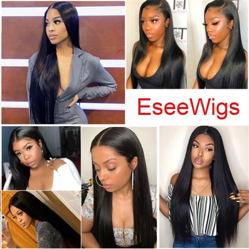 HD Lace Front Wigs Straight Skin Melt HD Lace Wigs 10A Brazilian Human Hair Wigs 5x5 Closure Wigs