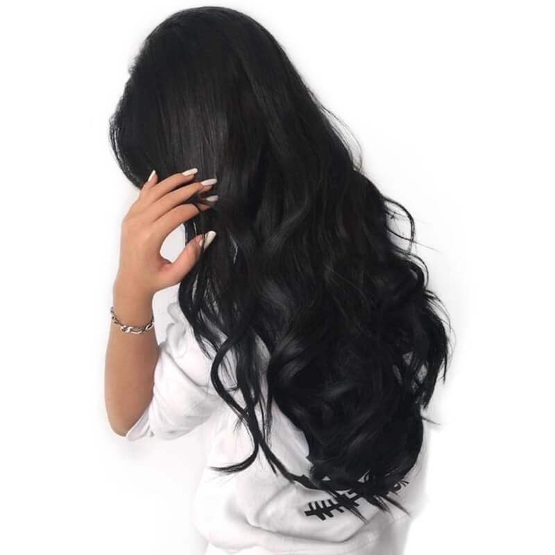 300% Density Wig Pre-Plucked Body Wave  Human Hair Wigs Natural Hair Line with Baby Hair